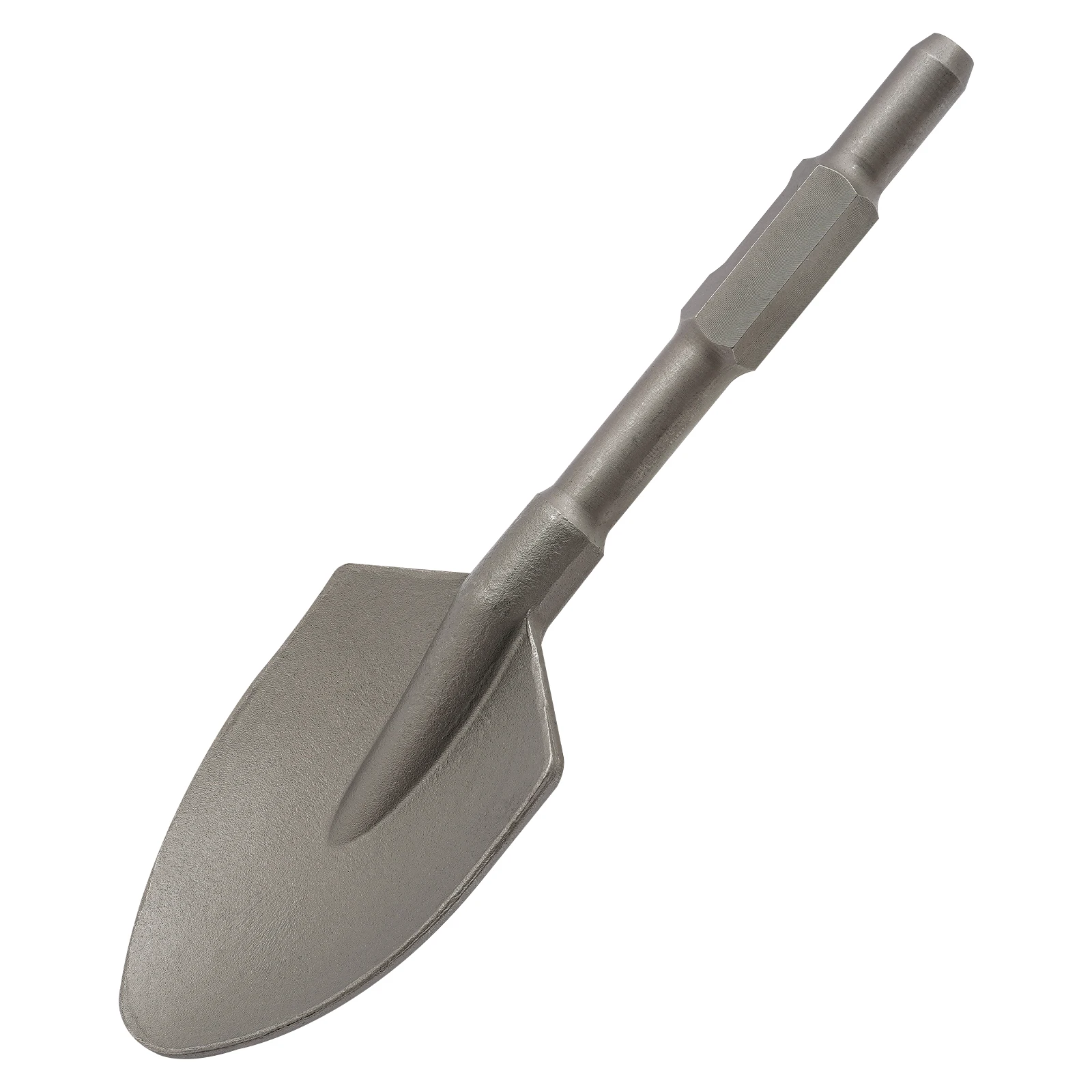 전동 철거 해머용 클레이 스페이드 치즐 17.3인치 폭 트렌칭 삽 (콘크리트, 벽돌, 토양용, 65mm 홈, 65A 브레이커 호환)