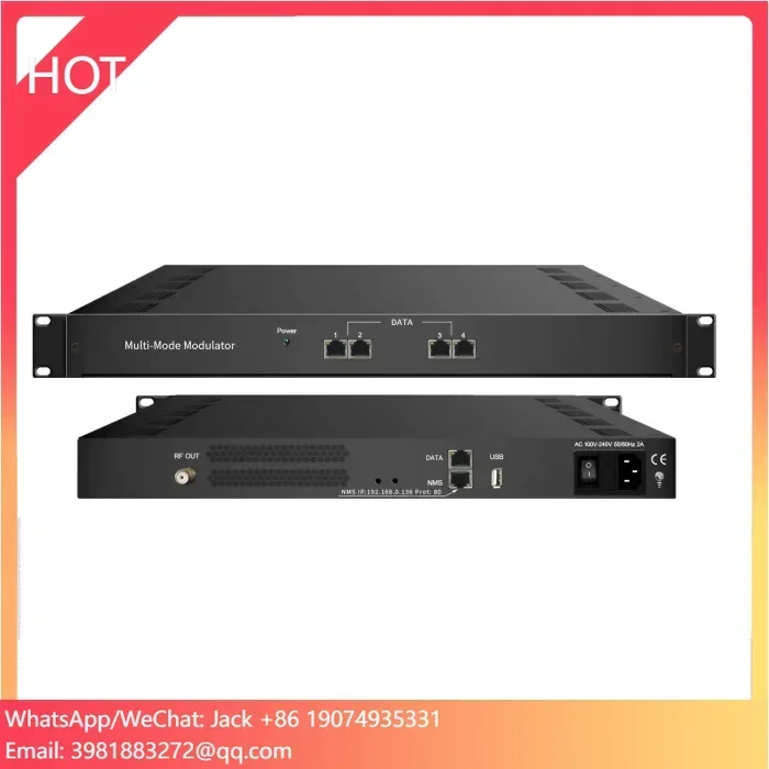 Hot Selling Low Price 3344C 4 in 1 Ip to Qam DVBC DVBT DTMB Digital Catv Modulator