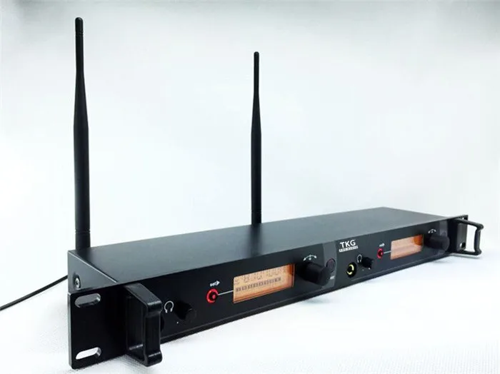 TKG best Mono  sound system receiver In Ear Monitor System SR-2050 2 Channel earphones in-ear wireless wireless stage monitor