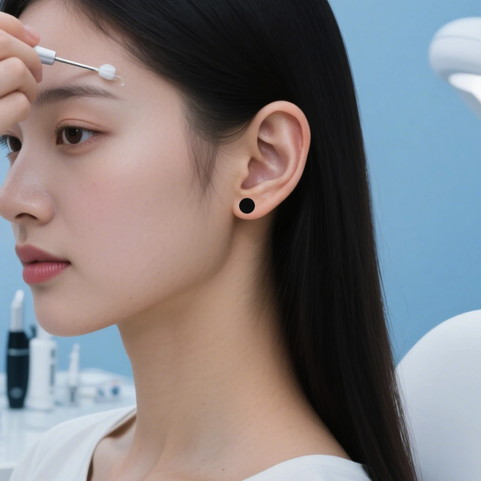 

12 Pairs Round Cake Barbell Earrings Piercing Studs Girls for Men Stainless Steel Cartilage Industrial Accessories