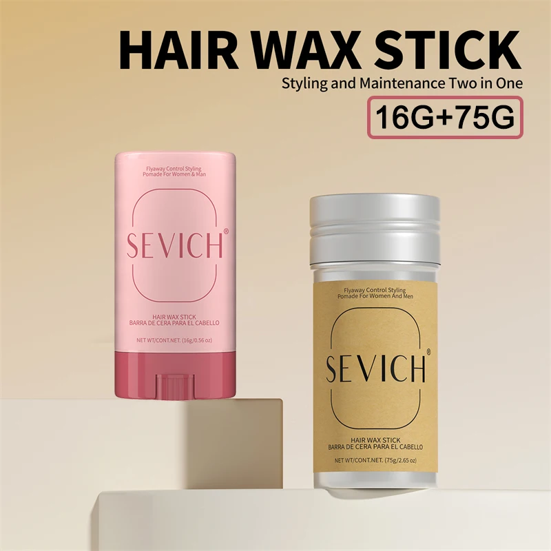 SEVICH Women Hair Wax Stick for Wigs Anti-frizz Flyaways Control Styling Wax Long-lasting Smooth Broken Back Hair Pomade Cream
