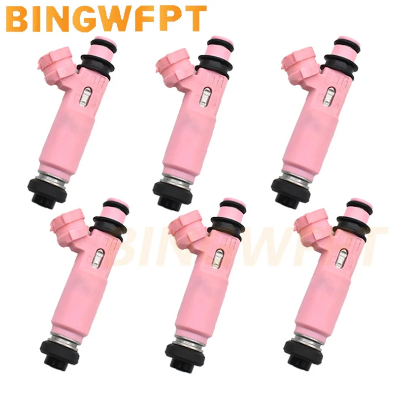 6PCS Fuel Injector Nozzle For 2002-2008 Toyota Lexus RX300 RX330 RX350 OEM:23250-20030 23209-20030 2325020030 2320920030