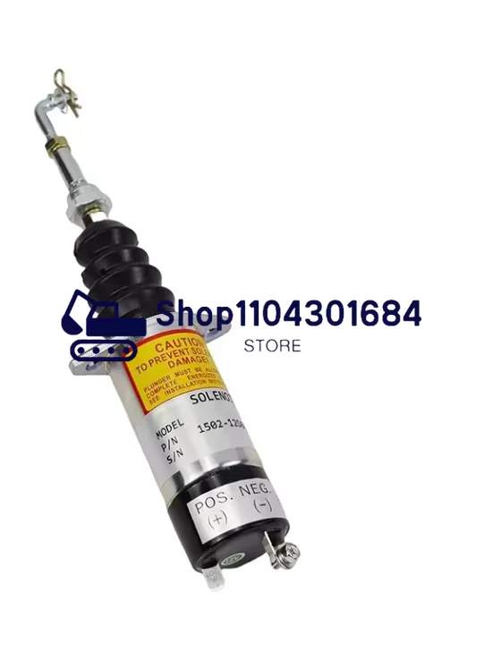 1502-12D6U2B2S2A Fuel Shut Off Solenoid 1502 For Woodward 307-2546 for Caterpilla Skid Steer 216 226 236 246 Perkins UB704