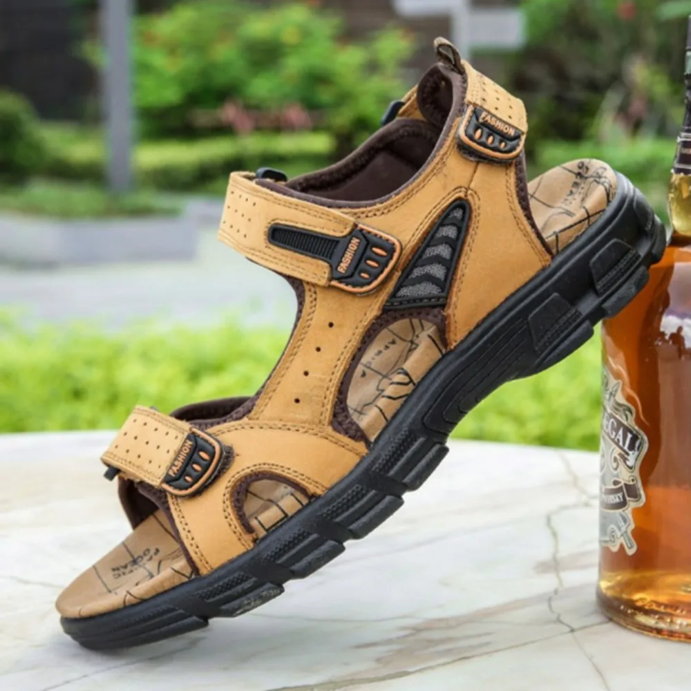 

Men's Casual Sandals Summer Sandals Men's Thick Soled Open Toed Men's Beach Shoes Fashion Large Size Outdoor Casual Shoes
