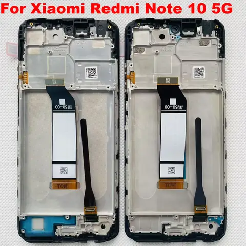 6.5" High Brightness For Xiaomi Redmi Note 10 5G M2103K19G/Poco M3 Pro 5G LCD Display Touch Screen Digitizer LCD with Frame