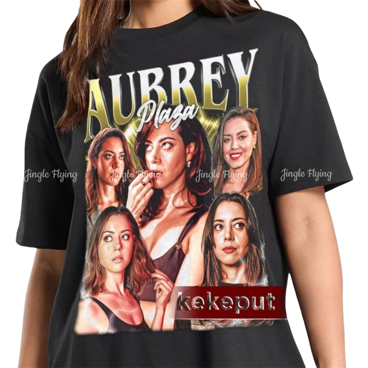 Limited Aubrey Plaza Unisex Softstyle Tshirt Vintage 90s  Graphic Tee