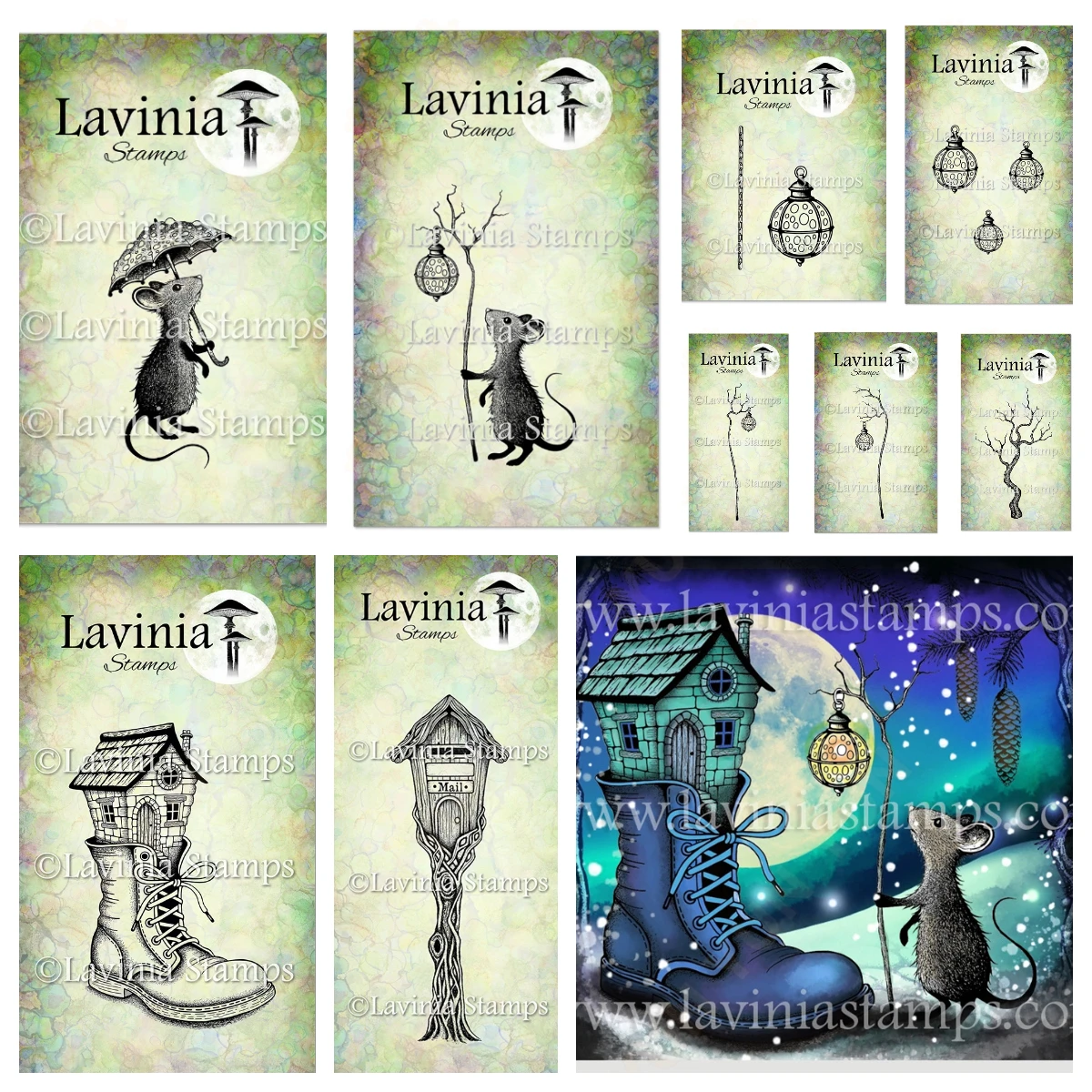 

2025 October Lavinia The Faelight Chronicles Collection Stamp Bundle Elf Stamps Die DIY Paper Greeting Card Craft Scrapbooking