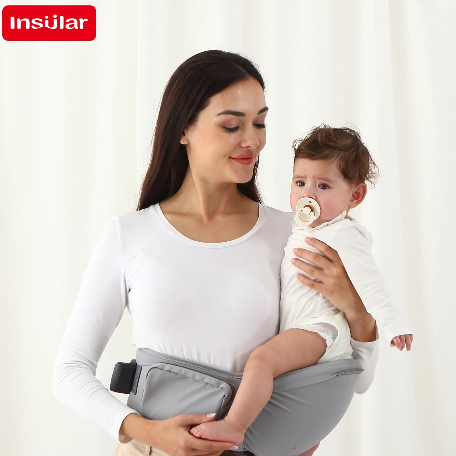 Baby Four Seasons Style Carrier Multi-functional Child Waist Stool Breathable Waist Stool With Hip Seat Front Hold Portable 0-2Y