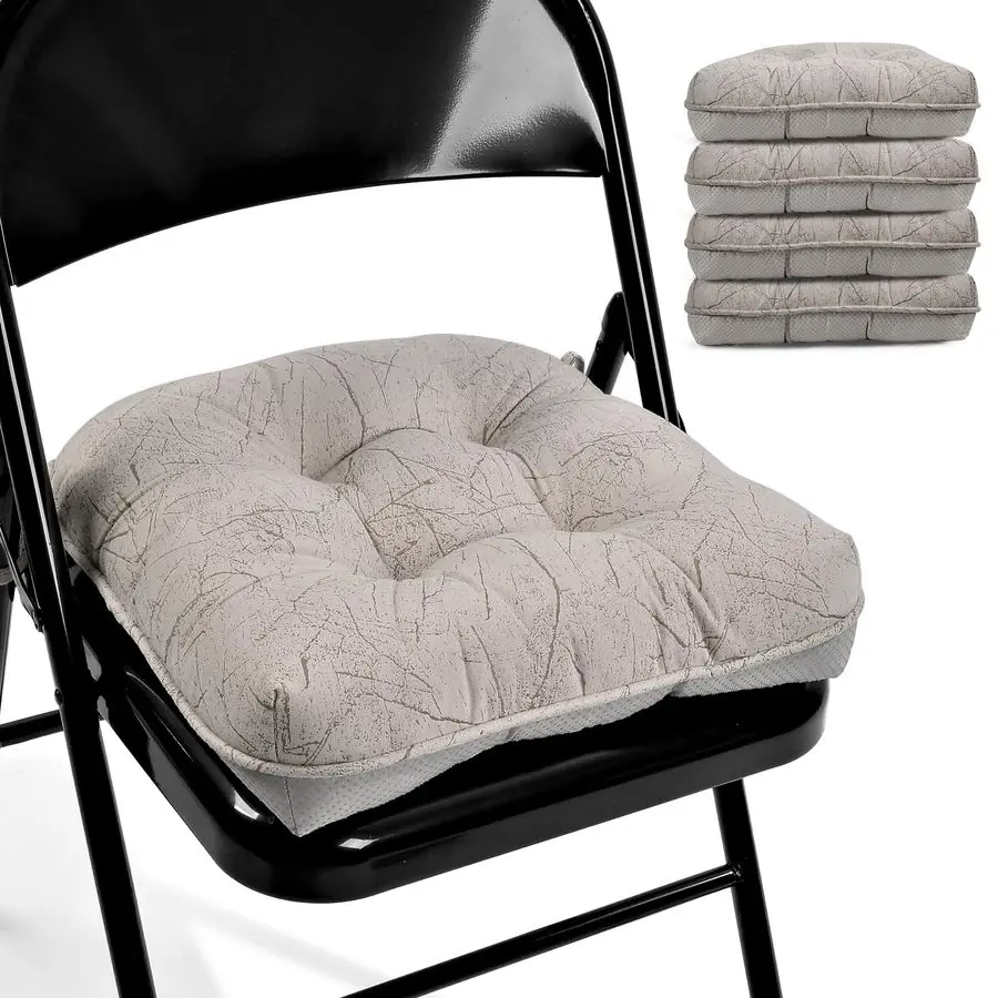 

Pattern 3 Chair Cushion for Dining Chair, Filling BiteSize Memory Foam UShaped Seat Cushions for Kitchen Chairs, NonSlip Indoor