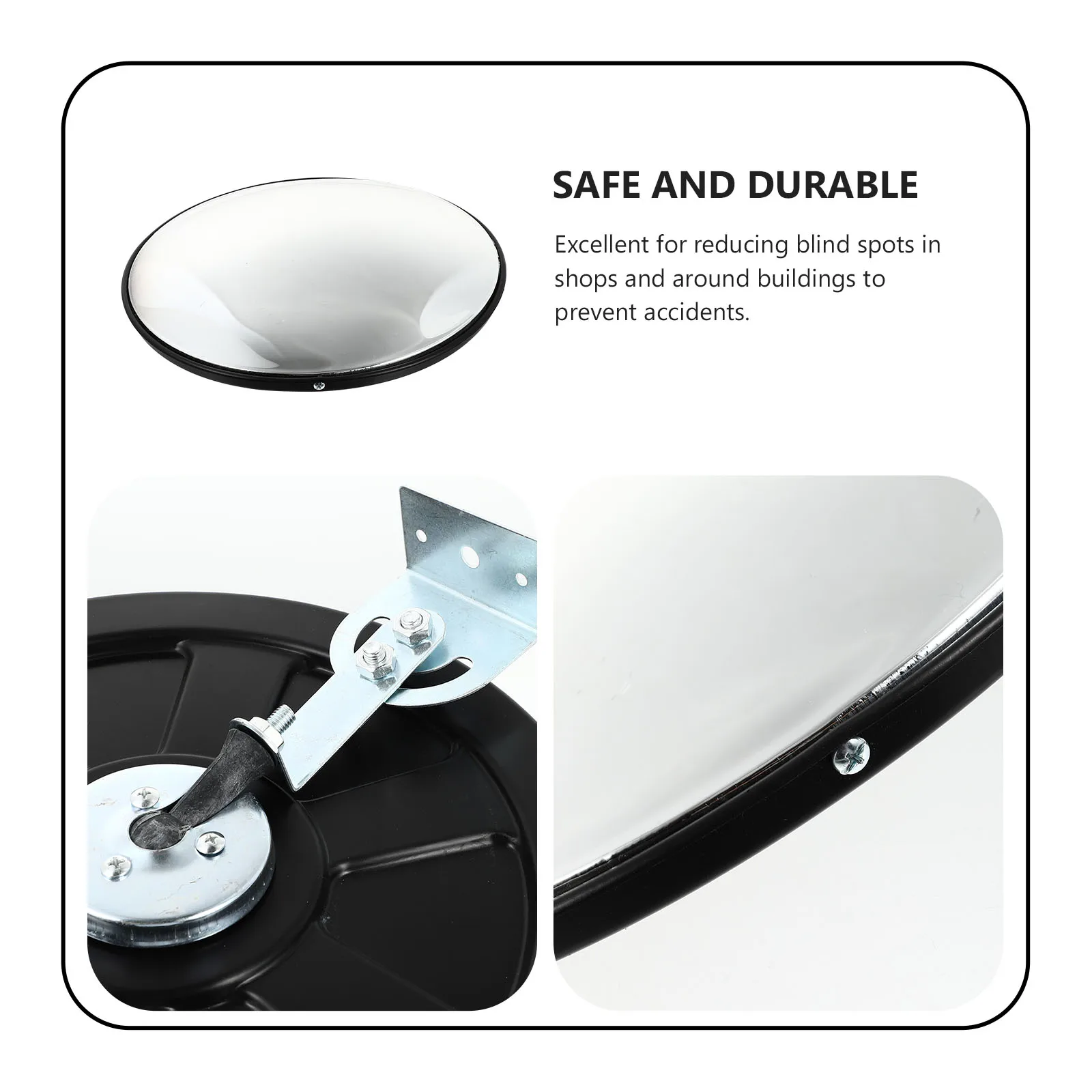 Round Traffic Corner Mirrors Security Convex Safety Driveways High Quality Practical Visibility Reduction