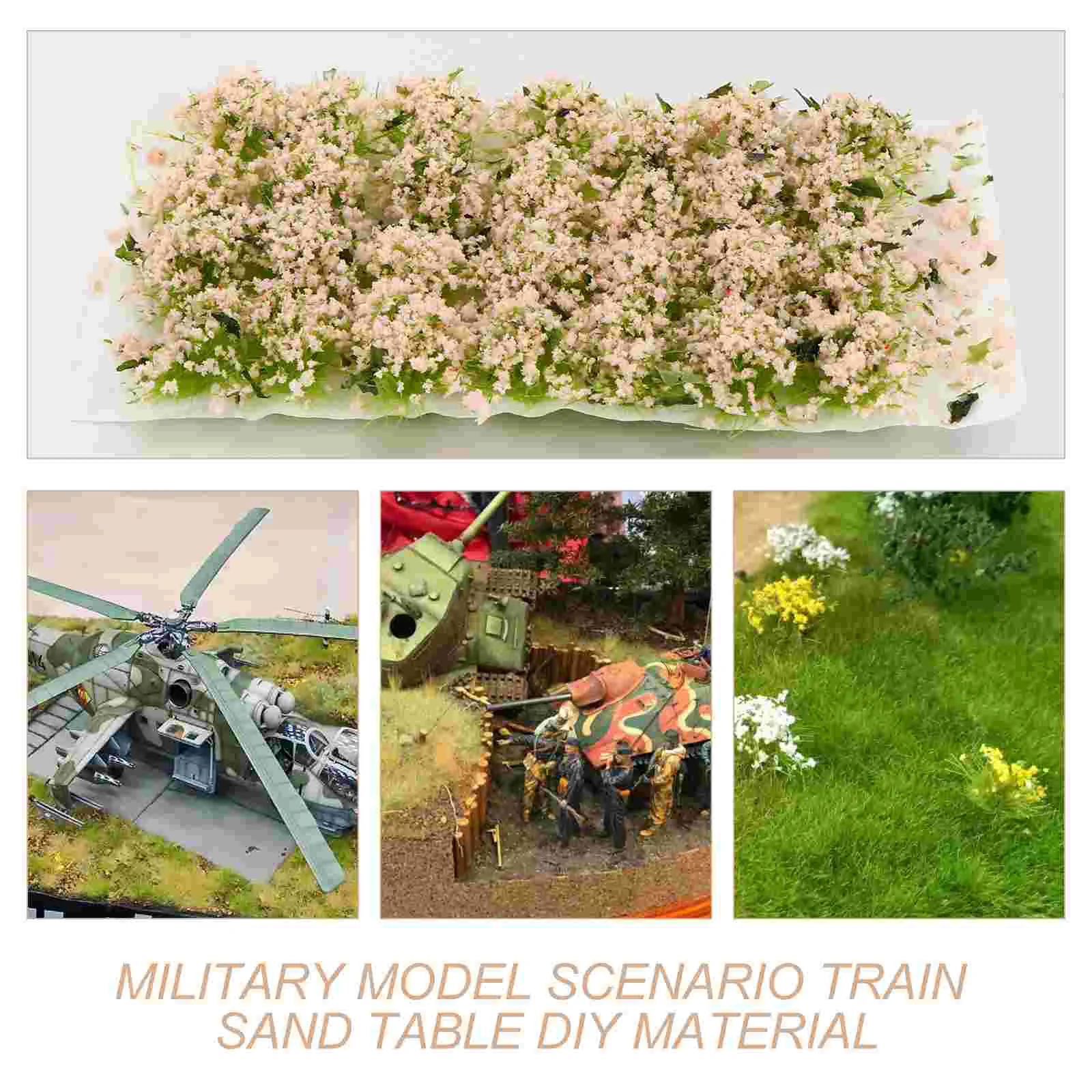 Artificial Moss Sand Table DIY Material Miniature Flower House Adornment Bouquet Ornament Cluster White Scene Decor Micro