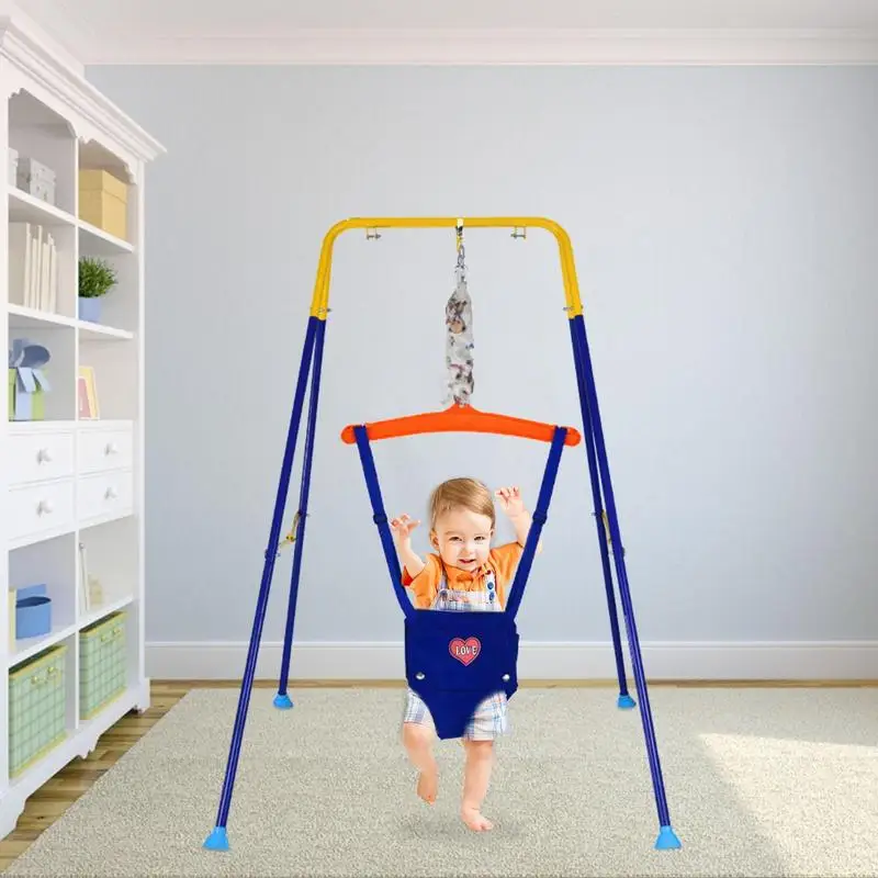 Baby Swing Bounce Chair Adjustable Infant Swing Standing Door Jumper Outdoor Fitness Sports Sensory Training Exercise Toy