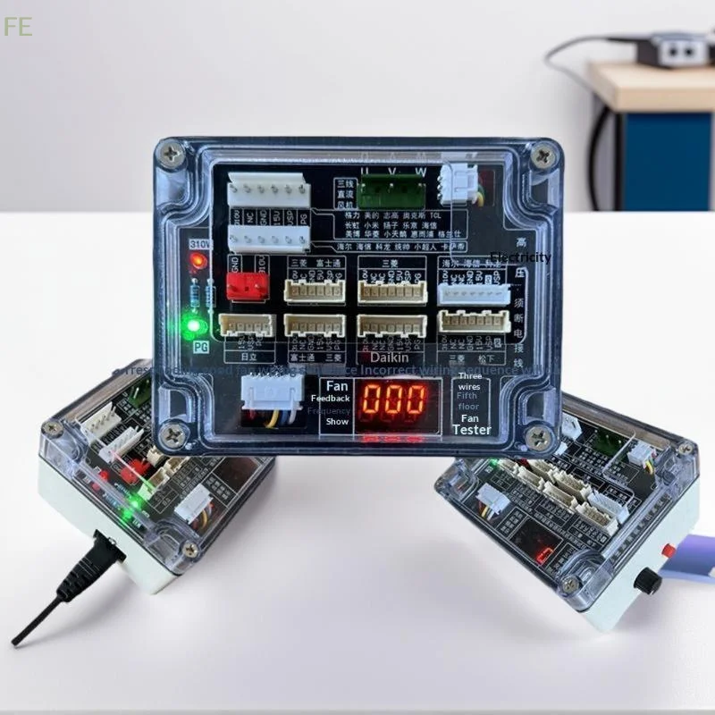 

[F] Air Conditioner 3-Wire/5-Wire DC Fan Motor Tester Short-Circuit Protection DC Protection Drive For HVAC Board Circuit Fan