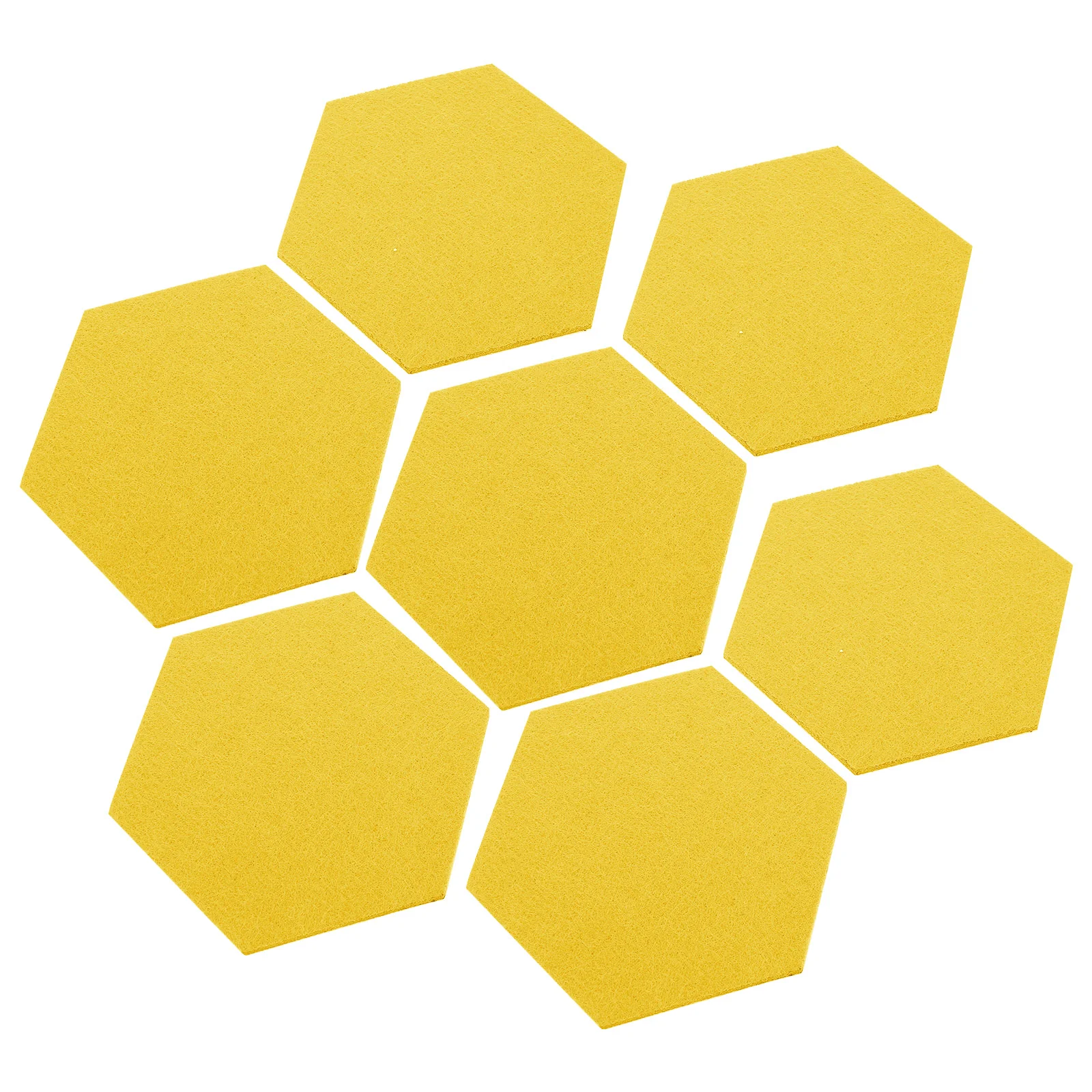 12 Pcs Felt Backdrop Wall Sticker Board Notice Home Cork Picture Hexagon Bulletin Toddler Office Decor
