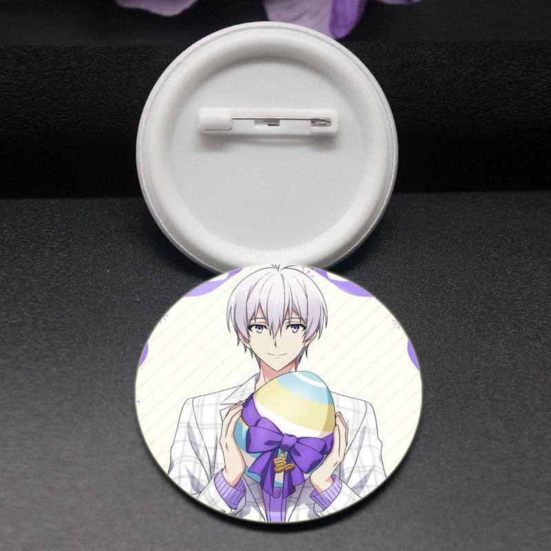 32/44/58mm Anime IDOLiSH7 bros musik Mobile Game Enamel Pin ransel kerah lencana kartun buatan tangan Lapel Pin perhiasan hadiah