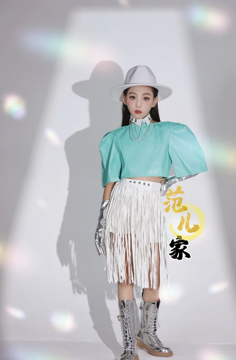 女の子ヒップホップストリートダンスパーティードレス子供のためのガール Kpop 衣装ブルージャズダンスパフォーマンススーツステージショーダンスウェアステージ