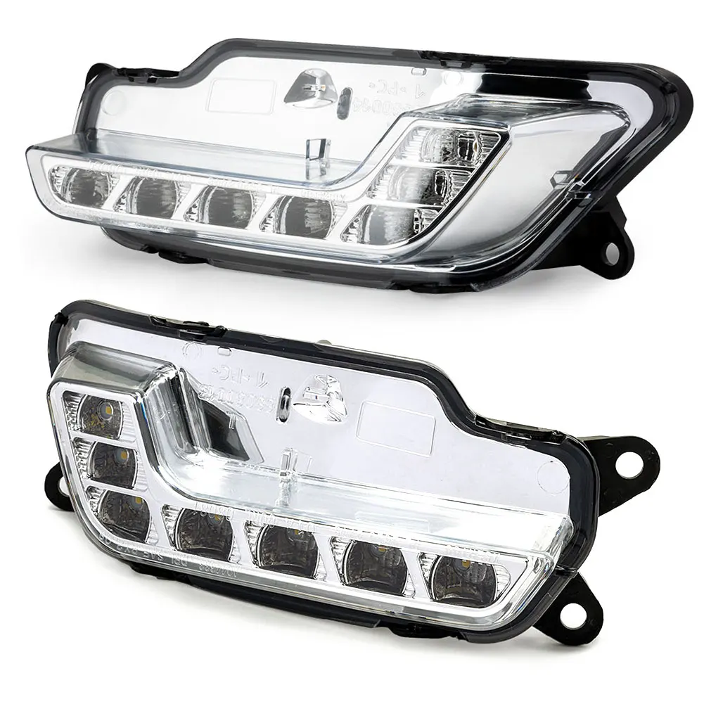 

1Pair Car Front LED Daytime Running Light Signal Light OEM 2128200756 2128200856 For Mercedes-Benz W212 E300 E350 E500 E550