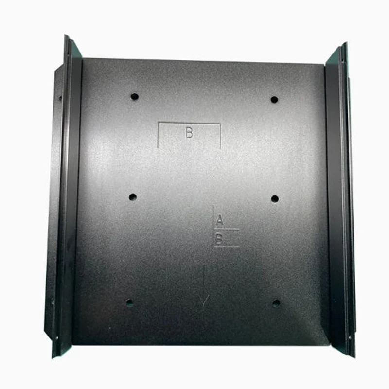 

Customized Cnc Metal Parts Aluminum Alloy Precision Machined Black Equipment Mounting Backplate
