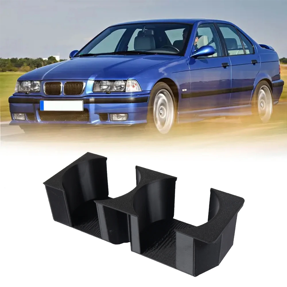 

1pcs Double Car Cup Holder For BMW E36 Center Console Dual Beverage Cup Holder Coffee Cup Holder Stable Durable Car Accessories