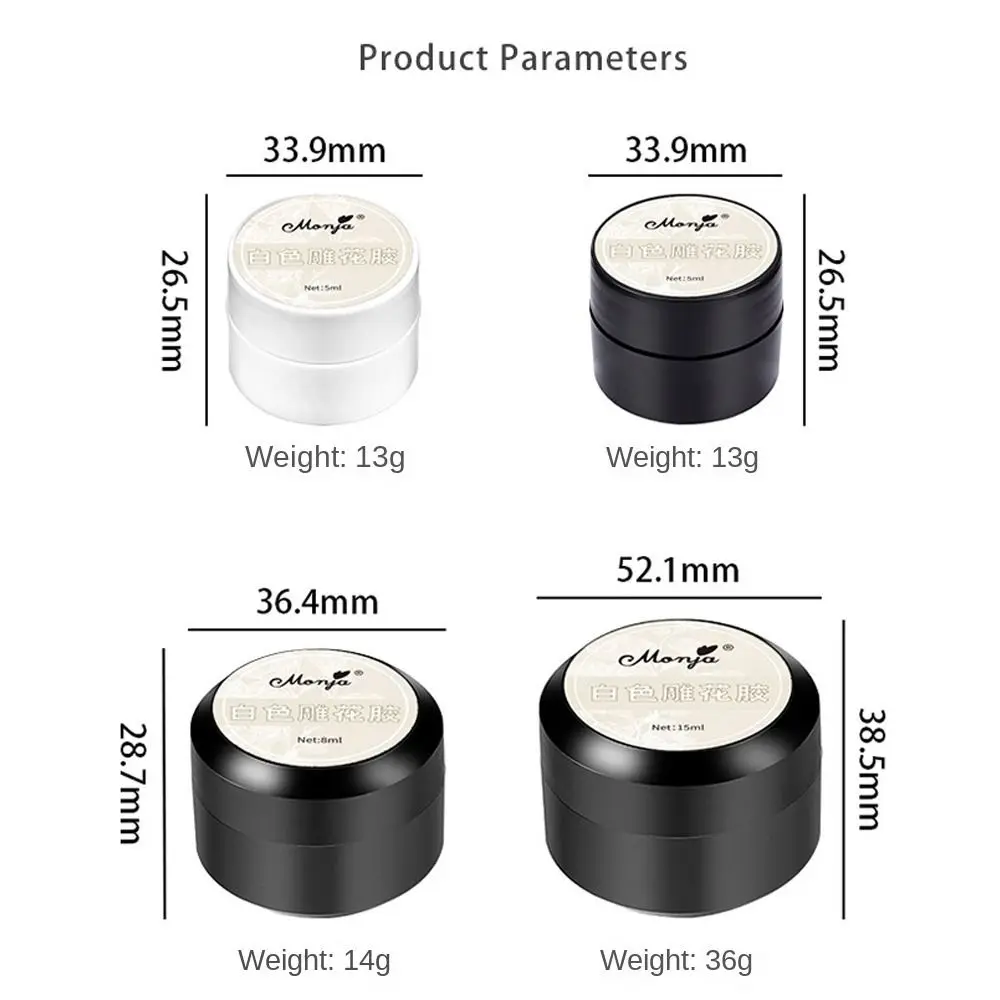 5/8/15ml DIY Manicure Gel 3D Sand Texture No need Top Coat gel Drawing Gel Nail Plaster UV Lacquer Varnish Gypsum Nail Gel Nail