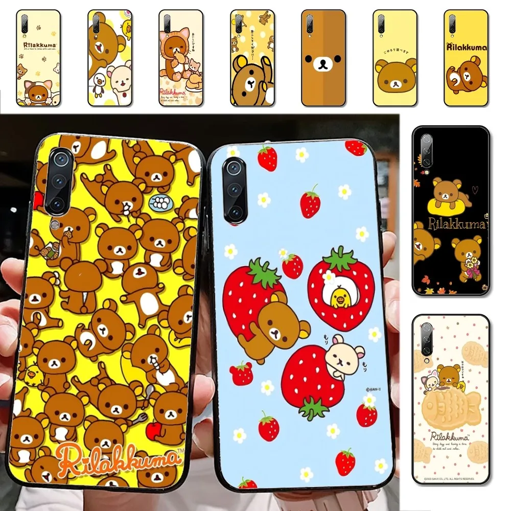 R-Rilakkuma Phone Case For Xiaomi Mi 5X 8 9 10 11 12 lite pro 10T PocoX3pro PocoM3 Note 10 pro lite