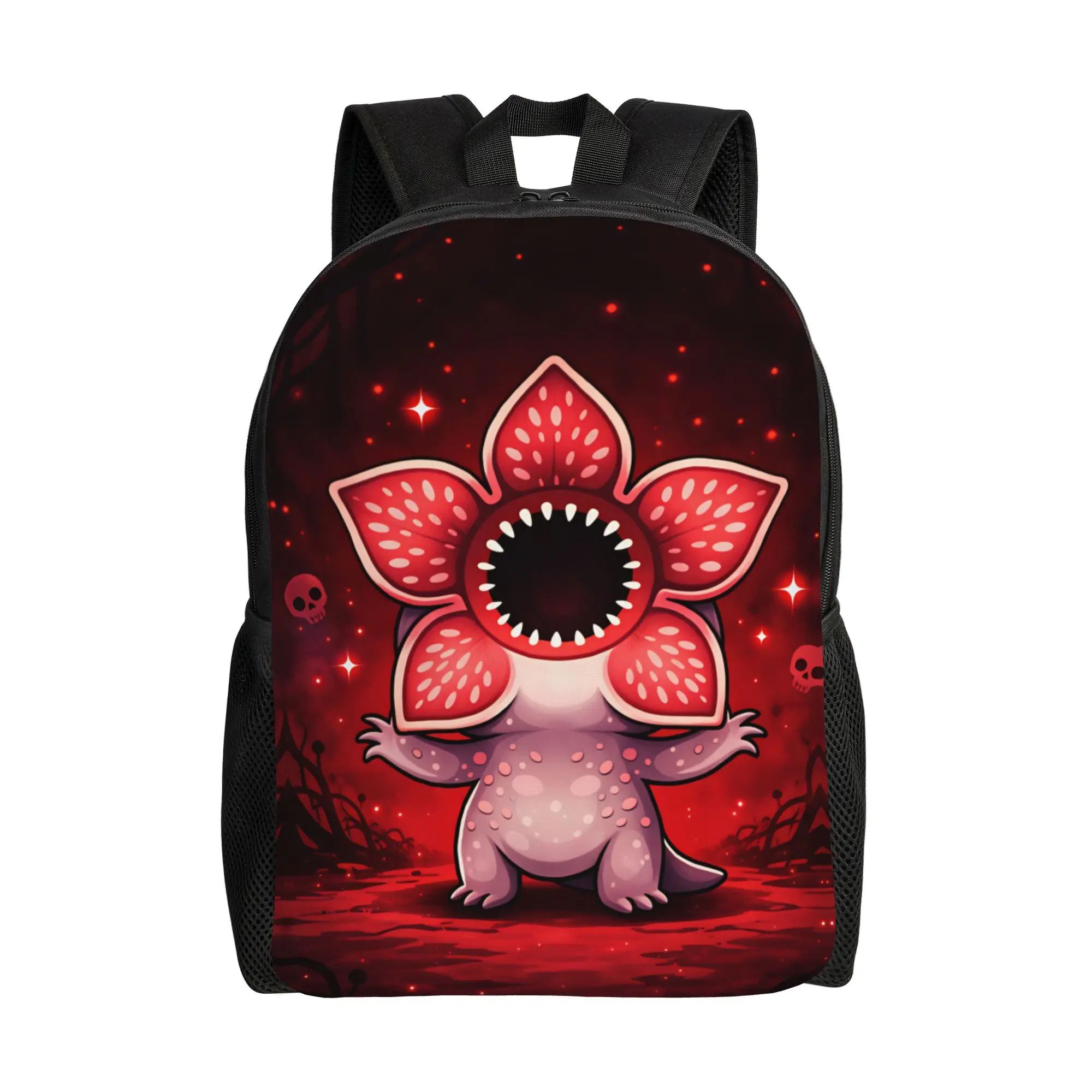 Demogorgon Starry Night Style Backpack Strangering  Funny Backpacks Boy Sport Print High School Bags Design Rucksack