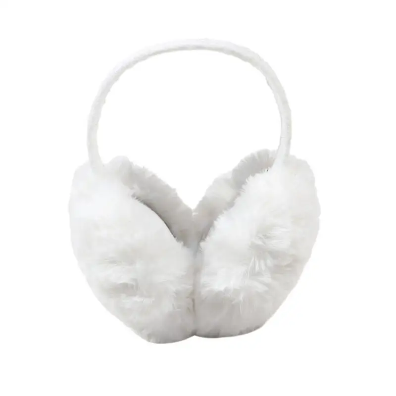 คุณภาพสูง Earmuffs Faux กระต่ายขนสัตว์แขวนหูฤดูหนาวที่อบอุ่น Muffs หูขนสัตว์เทียม Earmuffs Unisex ผู้ใหญ่หูอุ่นพับ