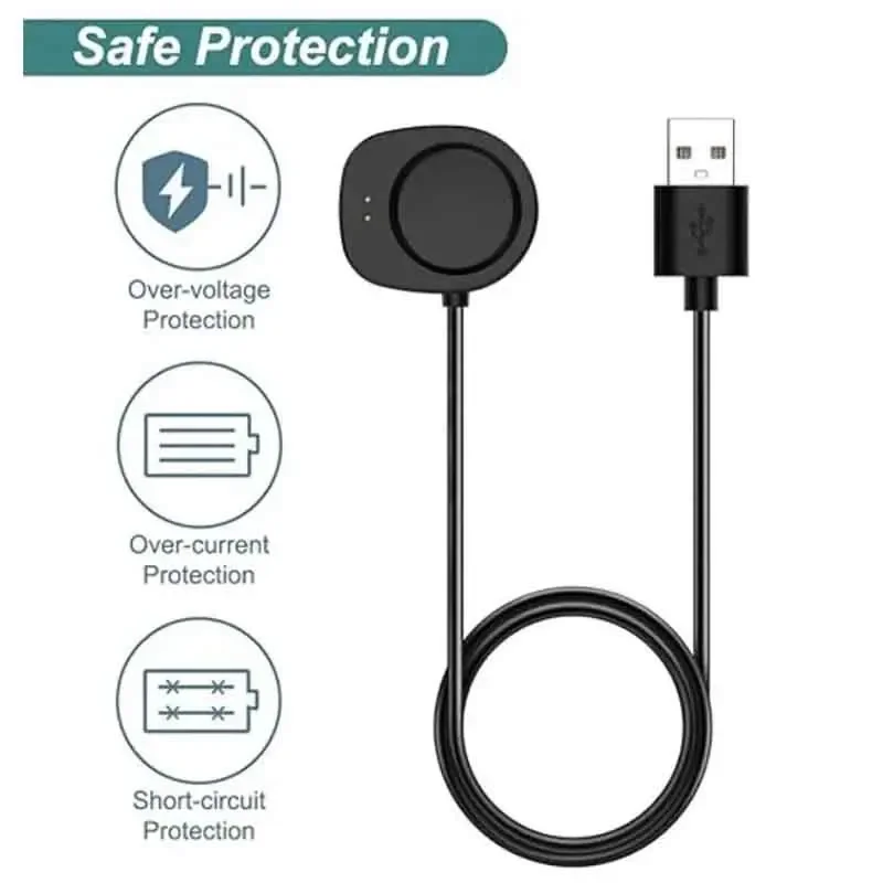 USB Charging Cable Stand Data Cord for Amazfit Bip Max / Bip6 / Active 3 / T-Rex3 Ultra2 / Helio / Balance 2 3 Charger Dock view 4