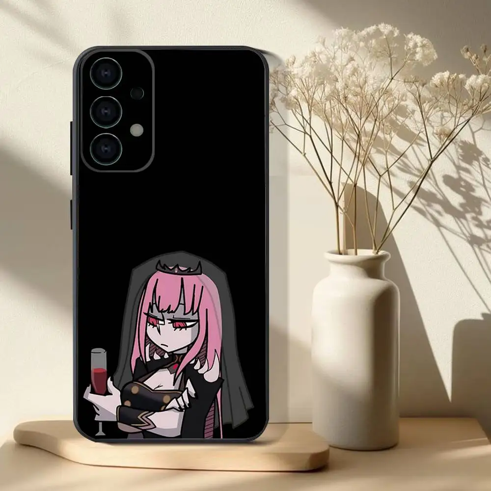M-Mori H-Hololive Calliope Phone Case For Samsung S 25,24,23,22,30,21,10,9,Ultra,Plus,Lite,FE,4,5G Black Soft Case #5