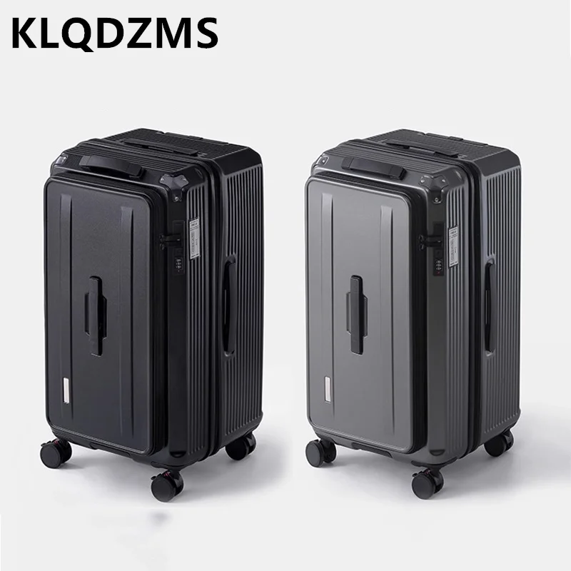

KLQDZMS 20/24/26/28-дюймовый чемодан для семейных путешествий, многофункциональный багажный бокс, вместительный чемодан на колесиках