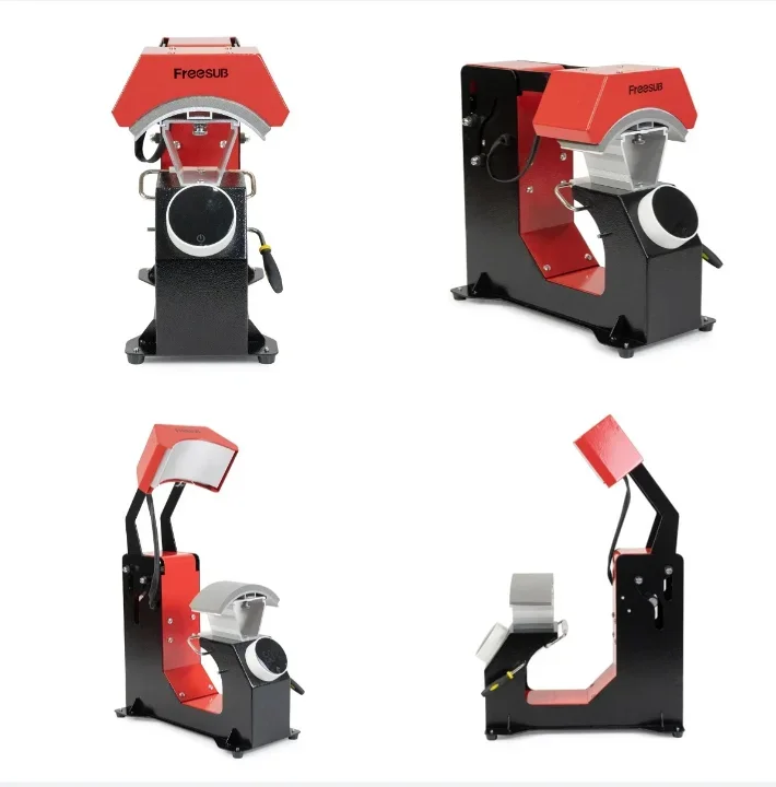 F136 WJW Auto Cap Sublimation Heat Press 3 In 1 Multi Functional Hat Printing Machine