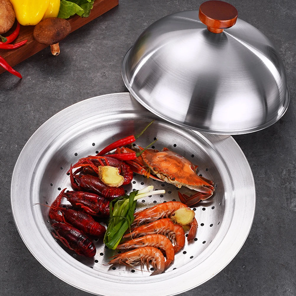 

Stainless Steel Steamer Multifunctional Premium Kitchen Cooking Food Steamer Basket Hot Delicious Buns Fish Home
