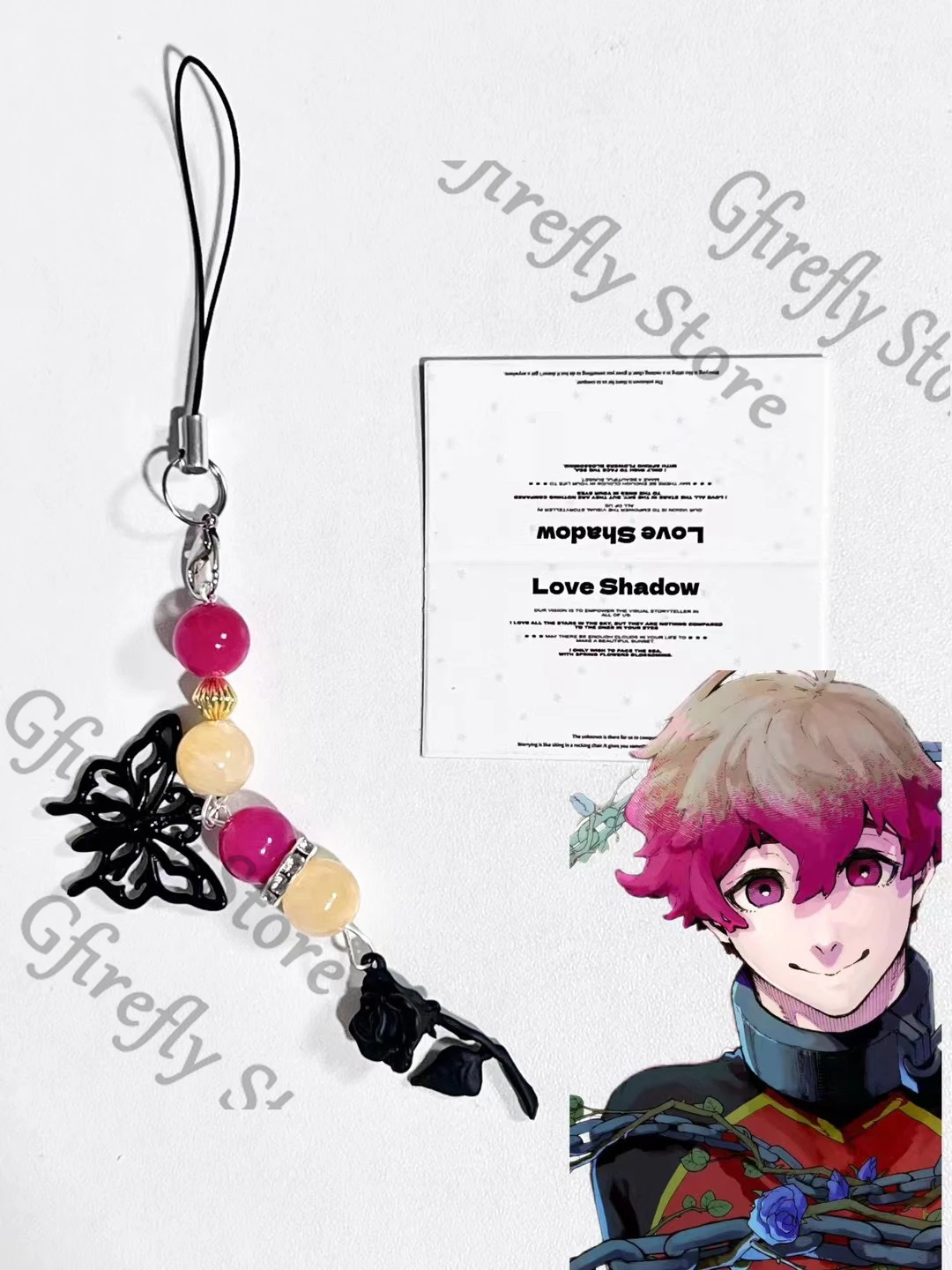 

BLUE LOCK Alexis Ness Anime Phone Chain Hanging Drop Ornaments Cosplay Phones Strap Beaded Pendants Mobile Chains Present