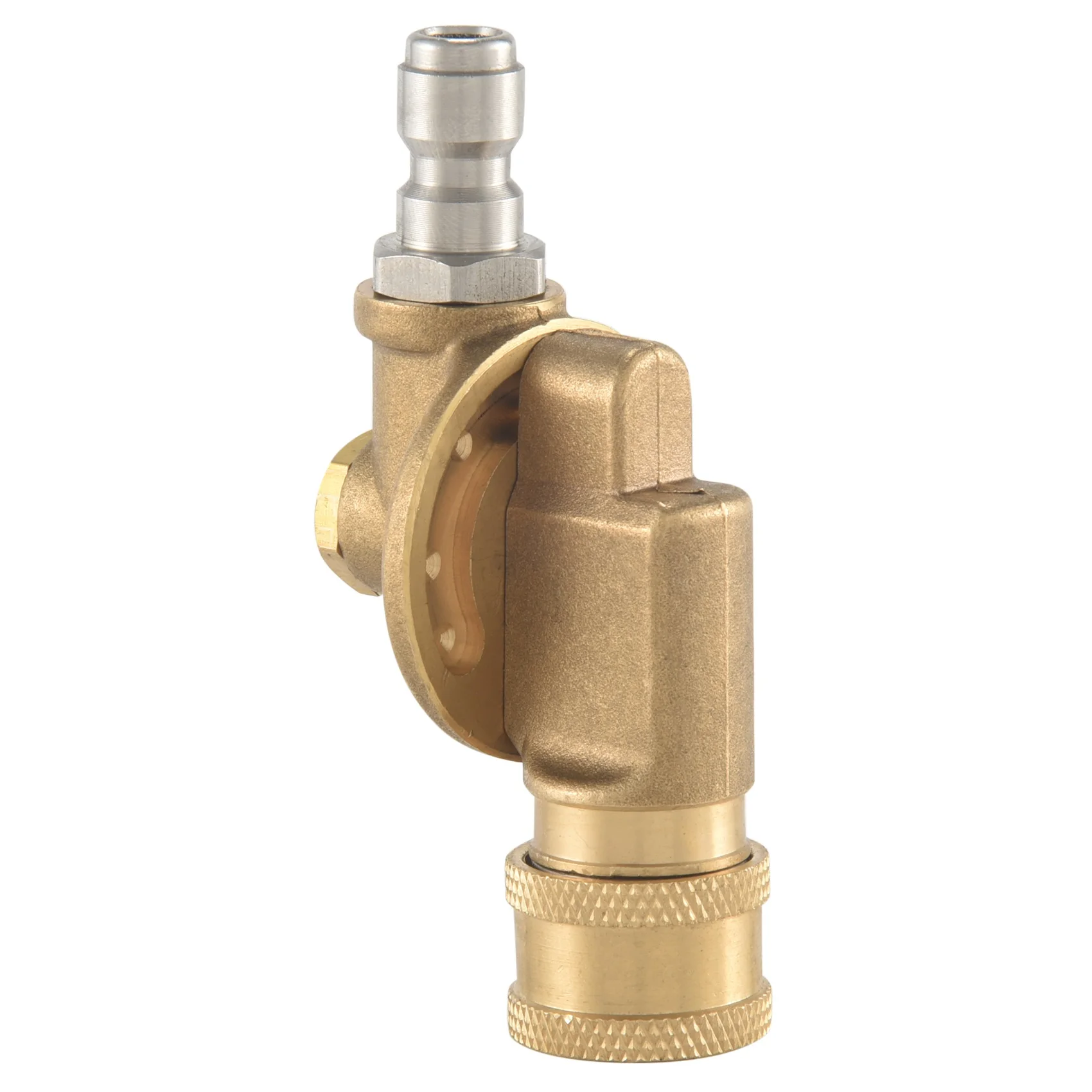 

Поворотный соединитель для форсунки мойки высокого давления, стандартное Крепление для очистки водосточных желобов, 240 градусов, 4500 фунтов на кв. дюйм, 1/4 дюйма