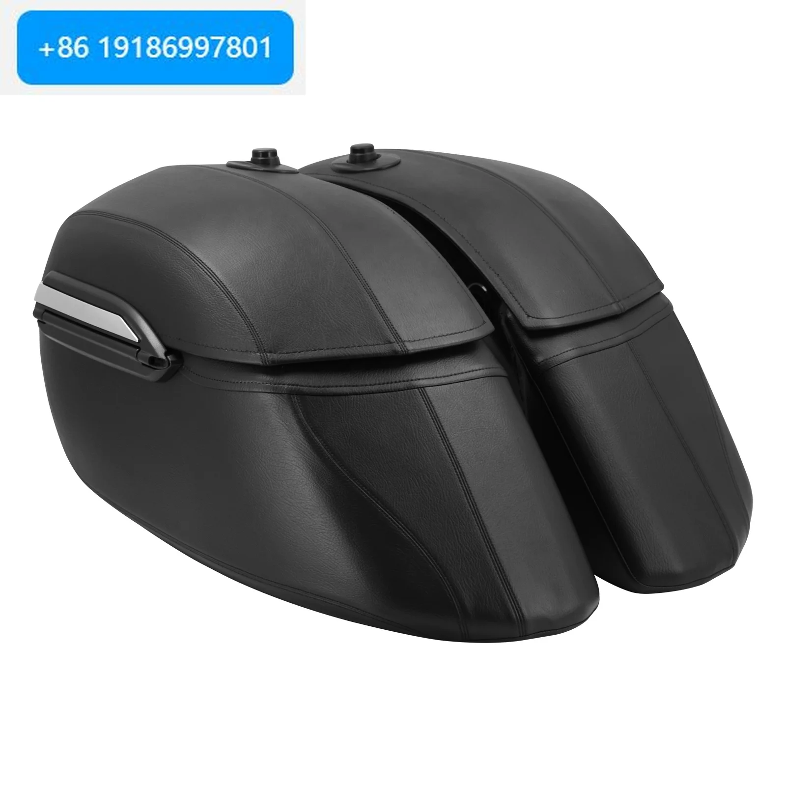 Motorcycle Hard Saddlebags Trunk Luggage With Heavy Duty Mounting Bracket Kit for Touring Softail XL