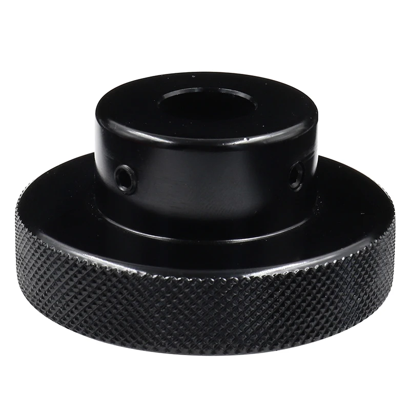 Imagem -04 - Black Aluminum Alloy Mini Handwheel para Torno Roda de Mão Mecânica Torno Cnc Processing Equipment Torno Machine Parts 1pc