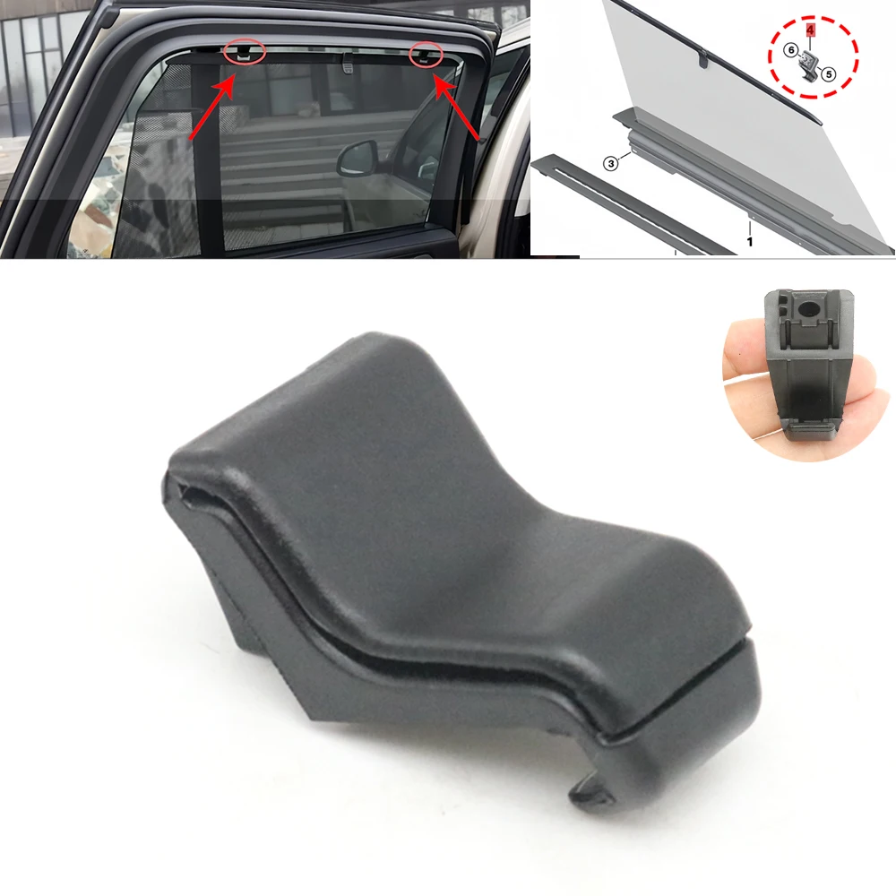 

For BMW X5 G05 X6 G06 Rear Door Window Shadow Curtain Hook Roller Blind Mounting Buckle Sunshade Retainer Clip