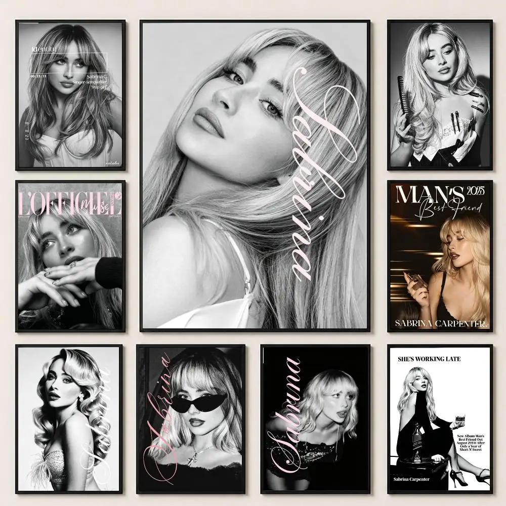 music Sabrina Carpenter Poster Poster HD Printing Premium Style for Home Decor for Bedrooms Hallways Cafes Gift