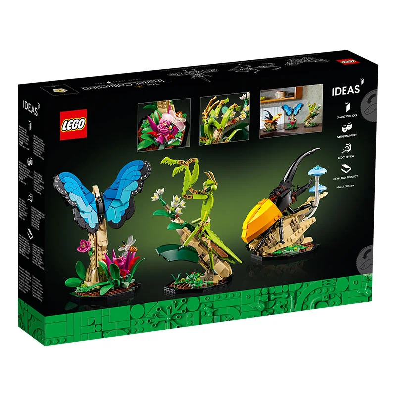 LEGO LEGO Ideas 21342 Insect Series For Boys And Girls, Children's Gifts, Puzzle Blocks