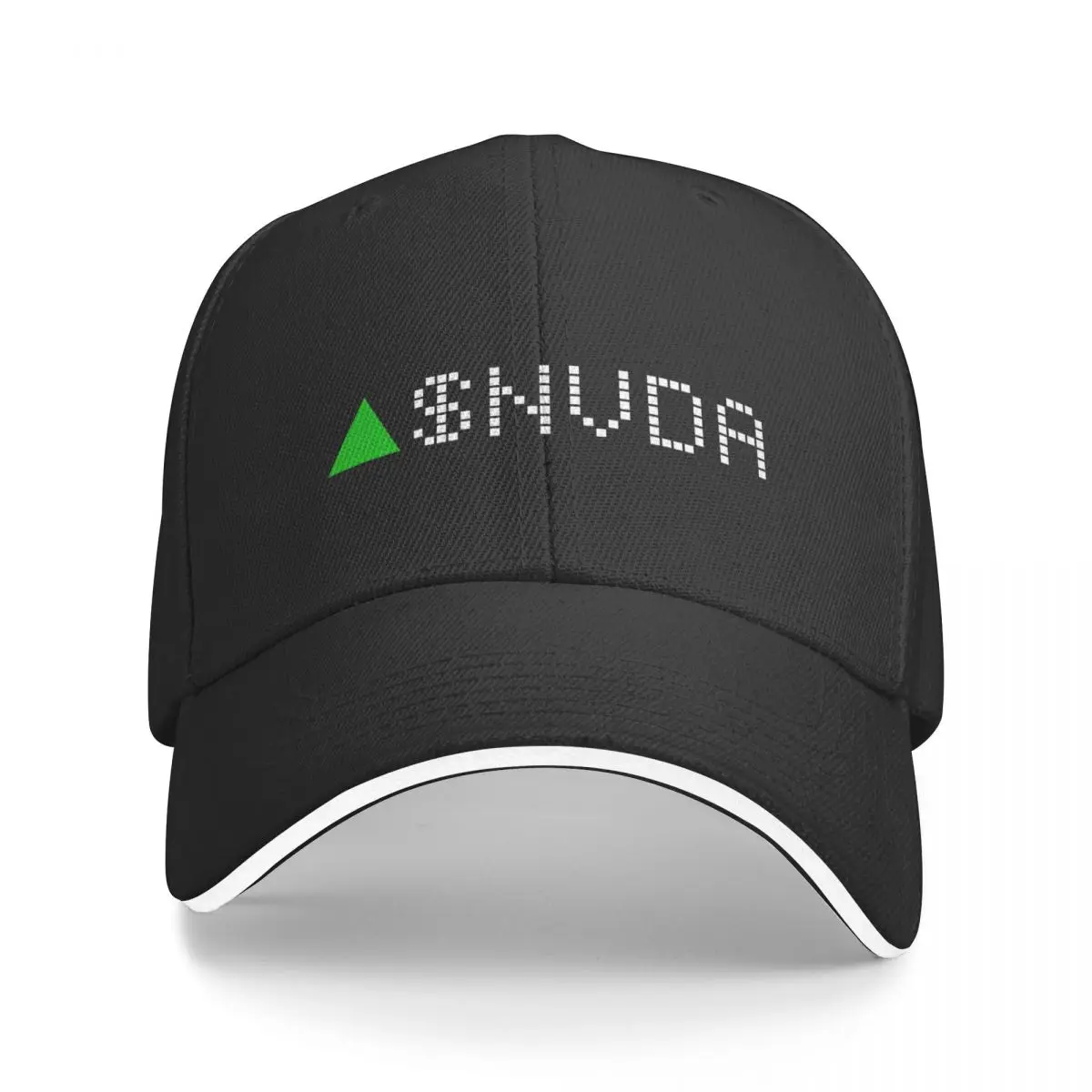 Nvidia Stock Ticker Green - White Font Baseball Cap cute Bobble Hat Men Hats Women's