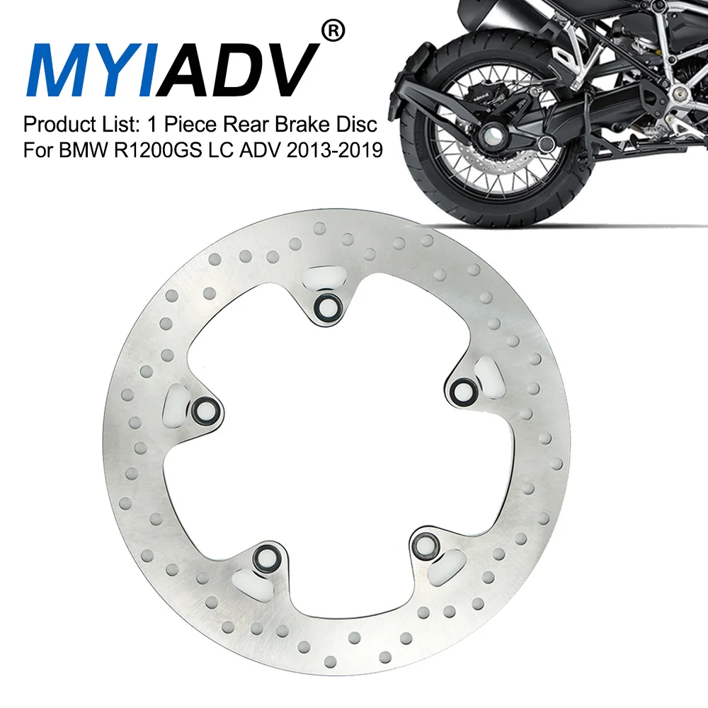 

For BMW R1200GS adv LC R1200 R 1200 GS Adventure 2013-2019 2018 Motorcycle Rear Brake Disc Brake Disk Rotor Stainless Steel