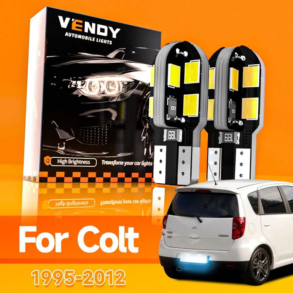 2pcs For Mitsubishi Colt 1995-2012 LED License Plate Light 2002 2003 2004 2005 2006 2007 2008 2009 2010 2011 Canbus Accessories