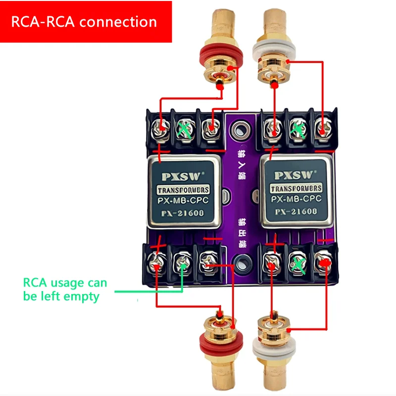 21608 permalloy audio isolation transformer balanced and unbalanced conversion audio isolator current sound