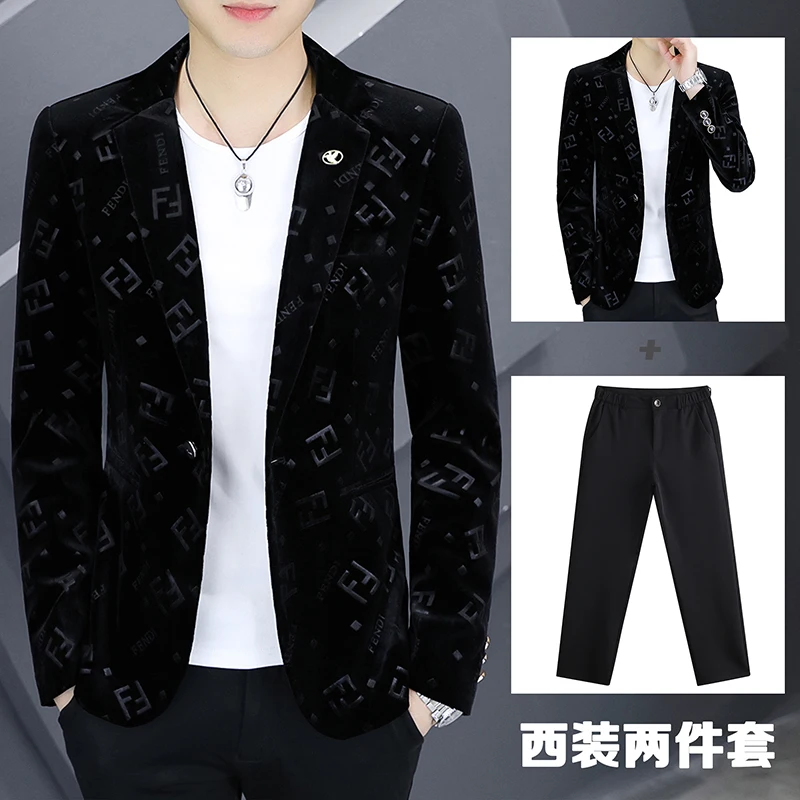 العصرية الرجال قطعتين البدلة المألوف سليم صالح الأعمال عارضة البدلة سترة واحدة أو مجموعة كاملة مريحة زر واحد الرجال أعلى