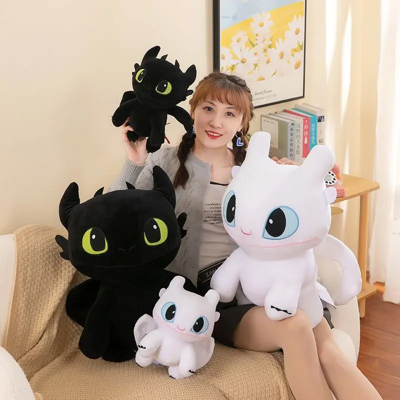 

35cm/45cm How to Train Your Dragon Plush Toys Plushie Toothless Doll Kawaii Stuffed Decoration Gift For Kids Birthday