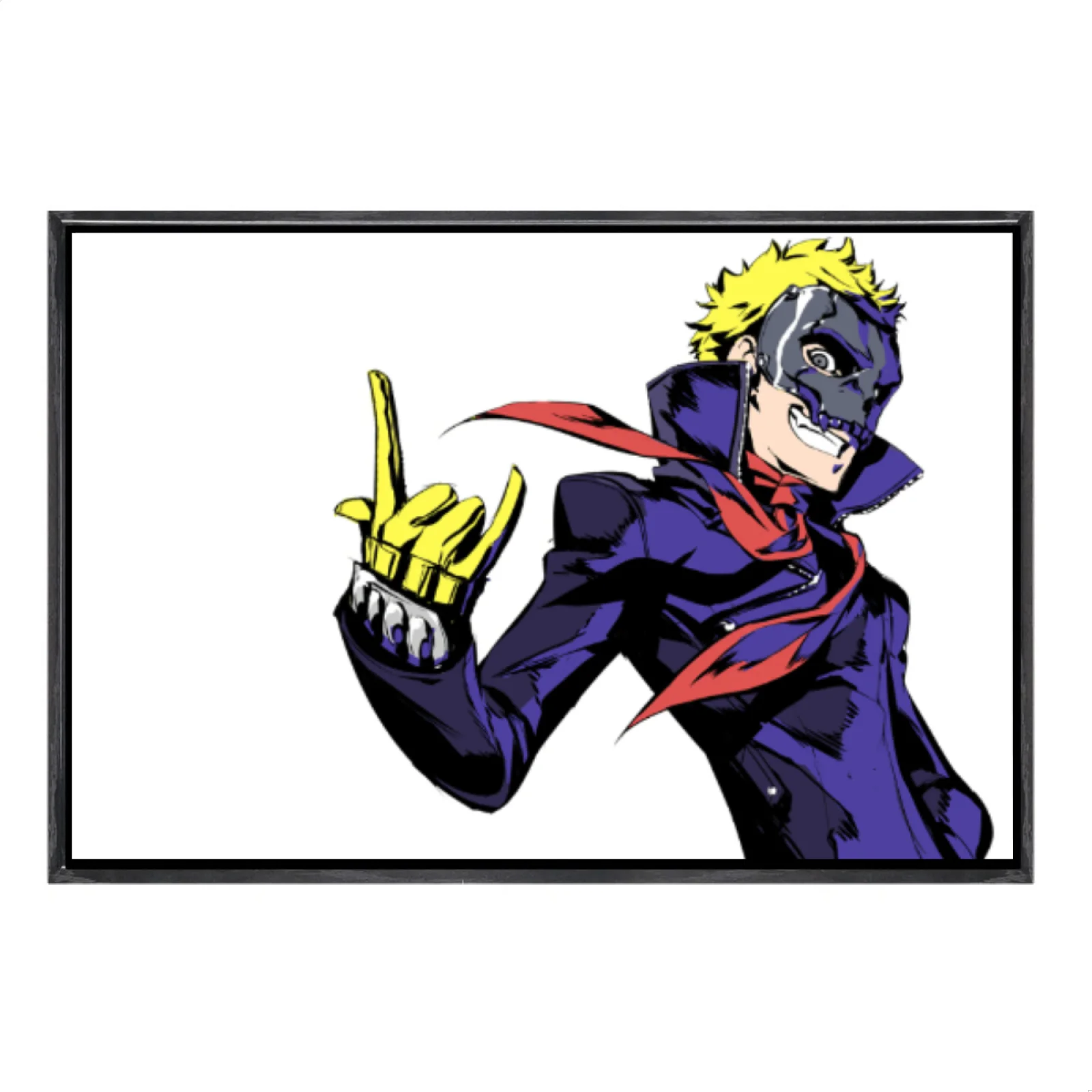 

Японская манга, многоразмерный холст, постер в двойной рамке, настенное искусство, темные души, домашний декор для гостиной, спальни