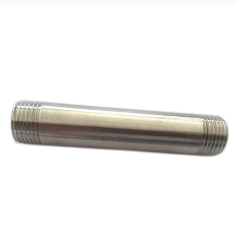 

1pcs 304 Stainless Steel Long Straight Pipe Fitting Connector Adapter 1/2" BSP Equal Male Thread Length 150mm