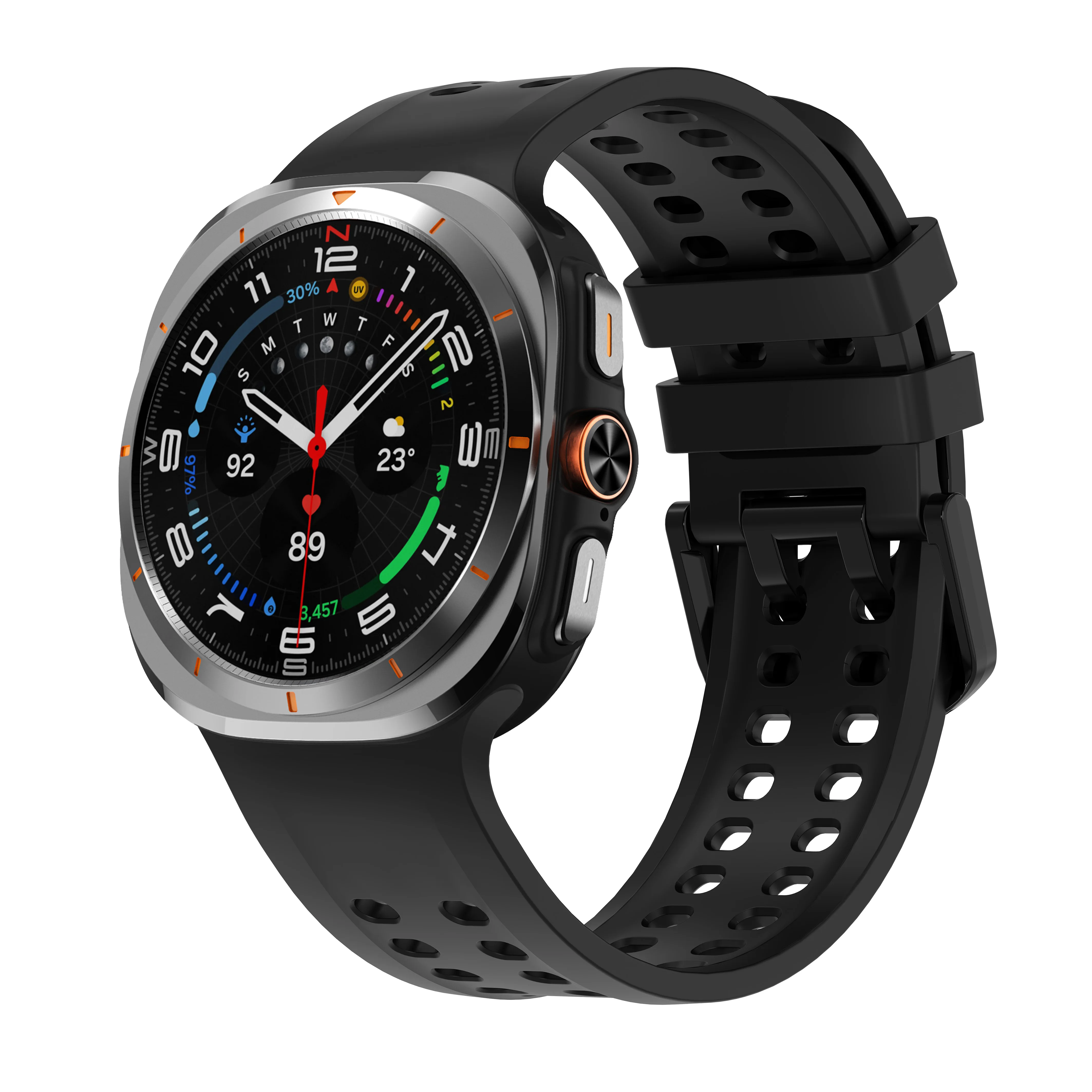 สายรัดข้อมือซิลิโคนสำหรับ Sams - Smartwatch Samsung Watches For Men บทวิจารณ์และราคา