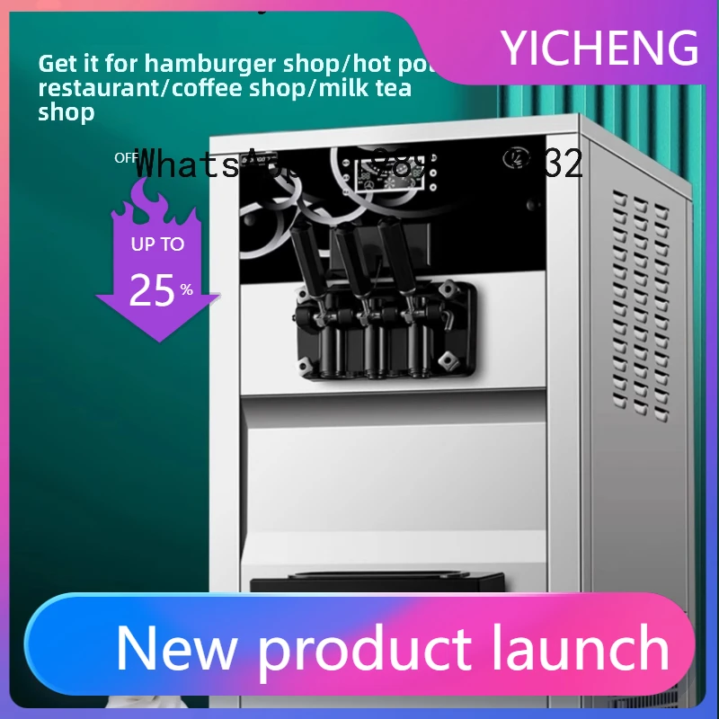 

Коммерческая настольная вертикальная машина для мороженого BQL, автоматическая мобильная машина для приготовления хрустящих вафельных рожков.