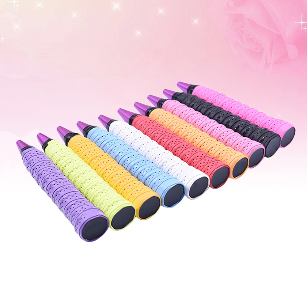 

10pcs Sweatband for Head Sticky Fabric Grip Anti Slip Elastic Hand Glue Breathable Hollow Sport Sweat Headband Sticky Sweatbad